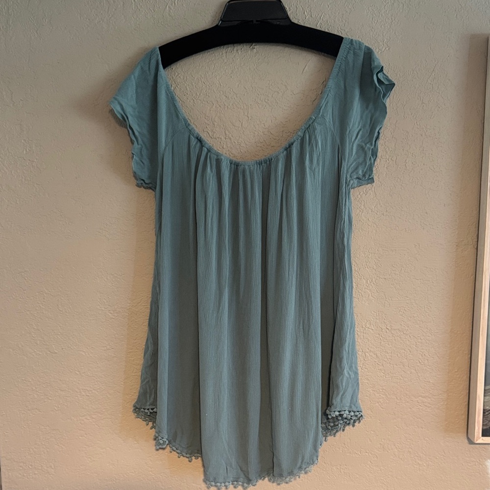 O'Neill Light Blue Women's Blouse